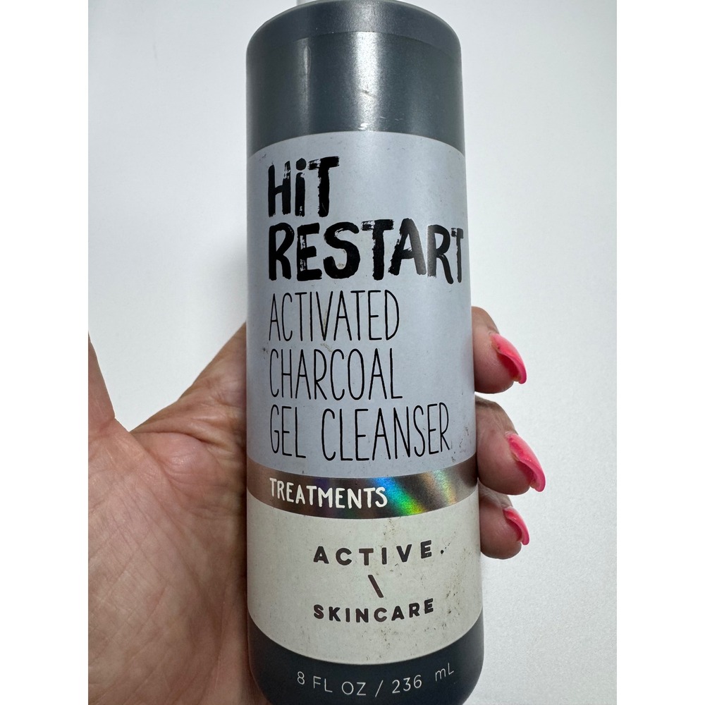Bath & Body Works Hit Restart Activated Charcoal Gel Cleanser 8oz Body Wash